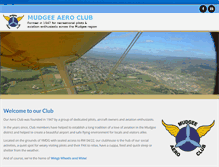 Tablet Screenshot of mudgeeaeroclub.hwy.com.au