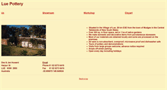 Desktop Screenshot of luepottery.hwy.com.au