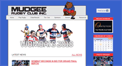 Desktop Screenshot of mudgeerugby.hwy.com.au